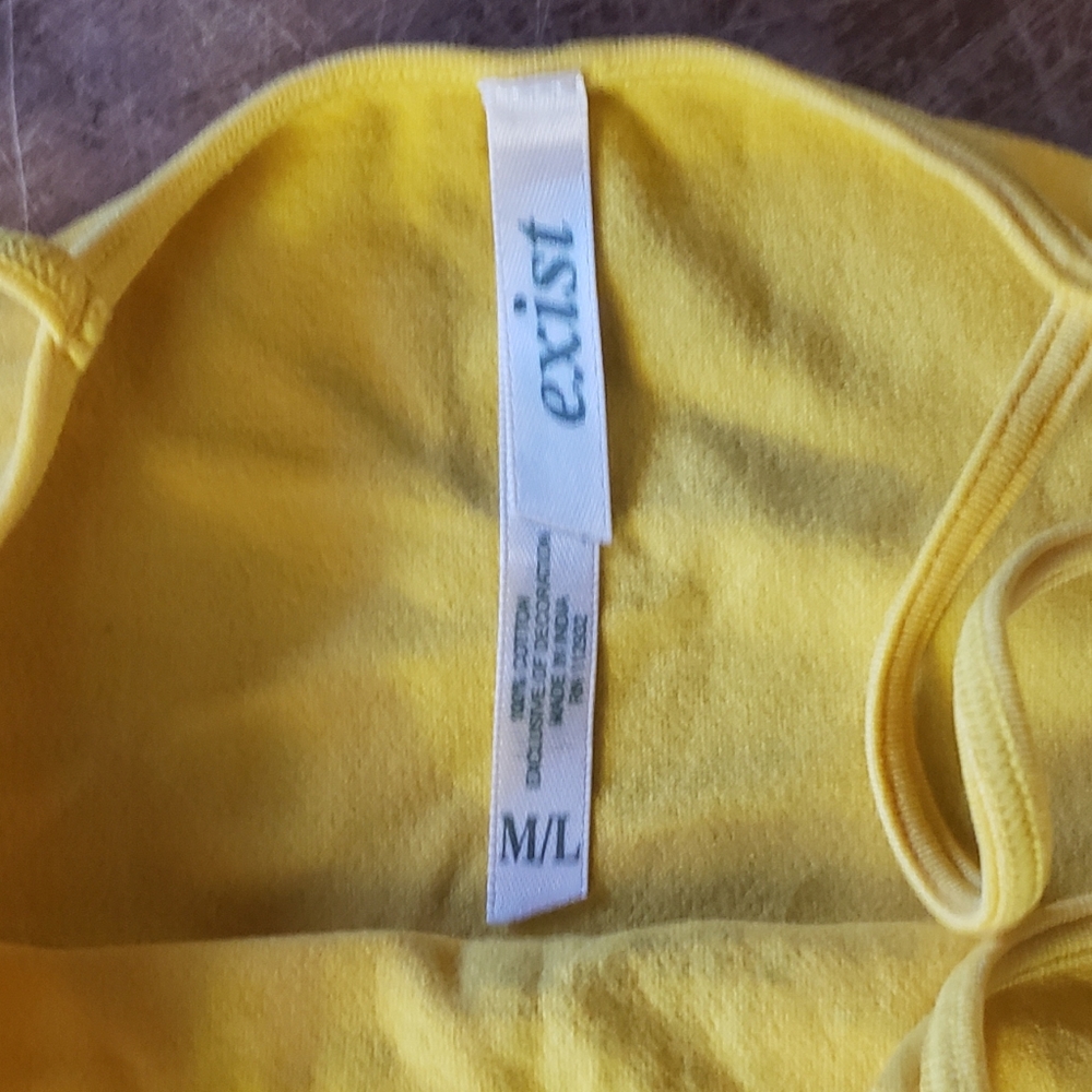 Yellow New Orleans tank top, spaghetti strap
